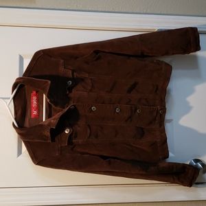 Brushed corduroy jacket